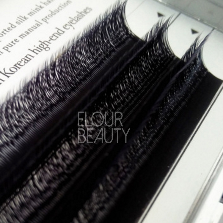 3D double layers super soft lash extensions factory wholesale ED107